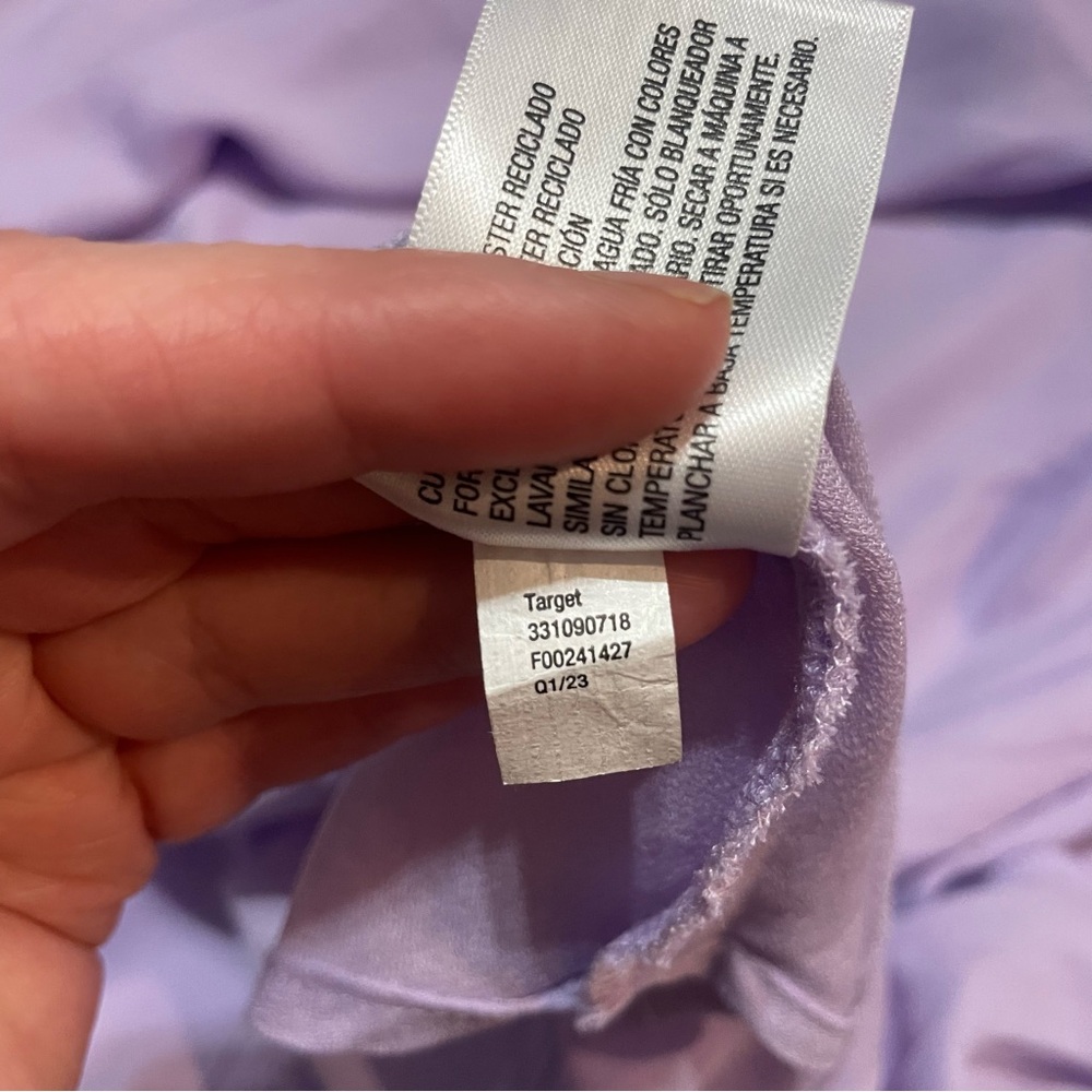 Wild Fable Lilac Lace Slip Midi Dress XXL | Y2K Satin Tie Back Summer Dress - Picture 14 of 14